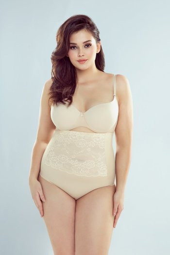 Violana Garter panties beige