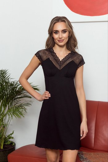 Margaret Nightdress black