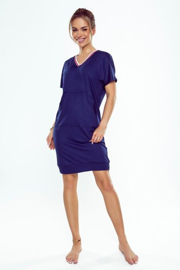 Fleur Tunic navy blue